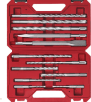 Einhell 240290 SDS Plus Fúró- és Vésőszár készlet kofferben (12db/csomag)