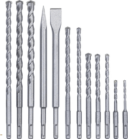 Einhell 240290 SDS Plus Fúró- és Vésőszár készlet kofferben (12db/csomag)