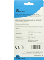 Inter-Tech 88885664 Multifunkciós USB-C HUB (1x HDMI + 2x USB-C + 2x USB-A)