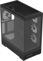 AeroCool P500B DIGI Midi Torony Számítógépház - Fekete