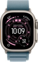 Apple Watch Ultra 3 49mm Okosóra M Alpine Loop Világoskék szíjjal - Titán
