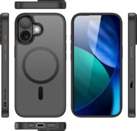 Nevox StyleShell INVISIO Magsafe iPhone 17 Telefon tok - Fekete