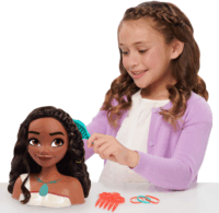 Just Play Disney Hercegnők Vaiana Smink és Hajformázó Fej