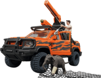 Schleich 42720 Wild Life kalandjármű a dzsungelben Játékszett