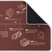 Noctua NP-DM3 Gaming Egérpad 900 x 400mm - Barna mintás