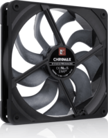 Noctua NF-A14x25 G2 PWM chromax.black 140mm PWM Rendszerhűtő ventilátor - Fekete