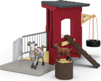 Schleich 42726 Farm World Kecskeistálló Játékszett