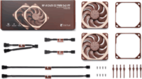 Noctua NF-A12x25 G2 PWM Sx2-PP 120mm PWM Rendszerhűtő ventilátor 2db - Barna