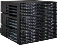 Icy Dock ToughArmor MB924IP-B 24x 2.5" SSD/HDD Külső Rack - Fekete