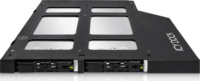 Icy Dock ToughArmor MB852M2PO-B M.2 -> 5.25" Slim 2x M.2 NVMe SSD Mobil Rack - Fekete