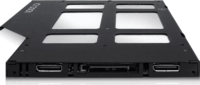 Icy Dock ToughArmor MB852M2PO-B M.2 -> 5.25" Slim 2x M.2 NVMe SSD Mobil Rack - Fekete