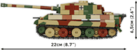 COBI 2732 Pz.Kpfw. VI B Tiger II Tank 500 darabos építőjáték
