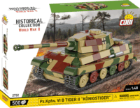 COBI 2732 Pz.Kpfw. VI B Tiger II Tank 500 darabos építőjáték