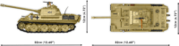 COBI 2655 Panzer V Panther Ausf. G Pudel 1133 darabos Tank építőkészlet