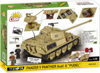 COBI 2655 Panzer V Panther Ausf. G Pudel 1133 darabos Tank építőkészlet