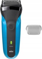 Braun Series 3 - 310s Vezeték nélküli Akkus Nedves-Száraz Borotva - Fekete / Kék