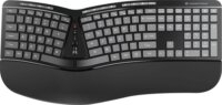 Conceptronic ORAZIO02US ERGO Wireless Ergonomikus Billentyűzet + Egér US - Fekete