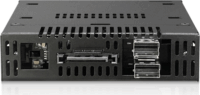 Icy Dock ToughArmor MB834MK-B V2 M.2 -> 3.5" 2x M.2 NVMe SSD Mobil Rack - Fekete