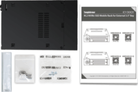 Icy Dock ToughArmor MB834MK-B V2 M.2 -> 3.5" 2x M.2 NVMe SSD Mobil Rack - Fekete
