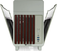 Thermaltake TR100 WS Mini Torony Számítógépház - Világoszöld