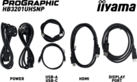 iiyama 31.5" HB3201UHSNP-B1 ProGraphic 16:9 4K UHD IPS LED Monitor - Fekete