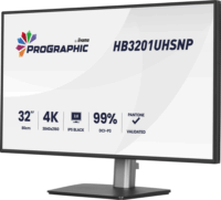 iiyama 31.5" HB3201UHSNP-B1 ProGraphic 16:9 4K UHD IPS LED Monitor - Fekete