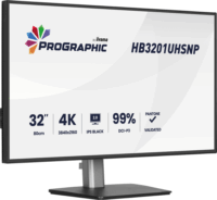 iiyama 31.5" HB3201UHSNP-B1 ProGraphic 16:9 4K UHD IPS LED Monitor - Fekete