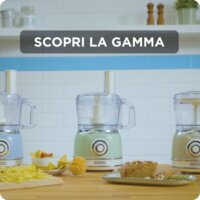 Ariete 1781GR Vintage Konyhai robotgép 1.2L 1000 Watt - Világoszöld