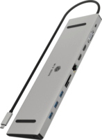 ICY BOX IB-DK2106a-CPD 11in1 Univerzális USB-C Laptop Dokkoló Állomás 100W