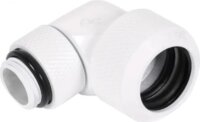 Alphacool Eiszapfen 13mm 90°-ban forgatható G1/4 keménycső csatlakozó Idom - Fehér