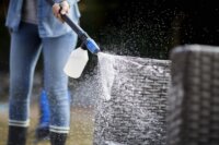 Nilfisk Click & Clean Magasnyomású mosó Autótisztító készlet 4 darabos - Kék / Fekete