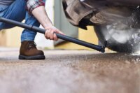 Nilfisk Click & Clean Magasnyomású mosó Autótisztító készlet 4 darabos - Kék / Fekete