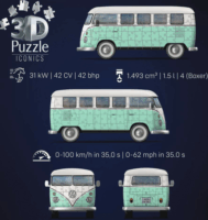 Ravensburger Iconics Volkswagen T1 185 darabos 3D Puzzle