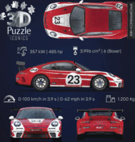 Ravensburger Iconics Porsche 911 Salzburg Edition 154 darabos 3D Puzzle