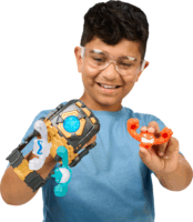 Moose Toys Heroes of Goo Jit Zu - Meteor Madness Goo-Slingers Mega Launcher 3db játékfigura készlet