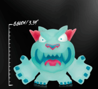 Moose Toys MrBeast Lab Vinyl-Figuren Glow Panther Játékfigura