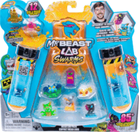 Moose Toys MrBeast Lab Swarms S2 Mega Lab 12 darabos figura készlet (Sort-4)