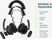 Fairphone Fairbuds XL Bluetooth Sztereó Fejhallgató - Fekete