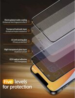 Nevox NEVOGLASS 3D PRIVACY iPhone 17 Air Kijelzővédő Üvegfólia