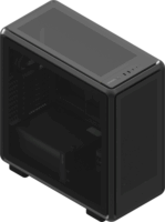 Cooler Master MasterFrame 600 Mesh ARGB Midi Torony Számítógépház - Fekete