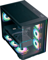 AeroCool P500C ARGB Midi Torony Számítógépház - Fekete