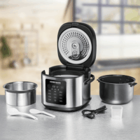 Rommelsbacher MRK 950 Rizsfőző 5L - Fekete / Ezüst