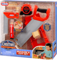 MGA Entertainment Litte Tikes Creative Construction játék mérő- és vágó szerszámkészlet