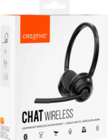 Creative Chat Wireless Vezeték Nélküli Fejhallgató Headset - Fekete