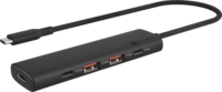 ICY BOX IB-HUB1437-CPD, 5-port USB-A 3.2 HUB (2x USB-A 3.2 + 3x USB-C 3.2)