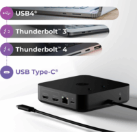 ICY BOX IB-DK4090-C Univerzális USB-C Laptop Dokkoló Állomás