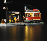 Lumibricks L9084 Történelmi Villamos És Vasútállomás 1274 Darabos Építőjáték