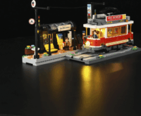 Lumibricks L9084 Történelmi Villamos És Vasútállomás 1274 Darabos Építőjáték