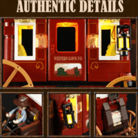 Lumibricks F9052 Western Postakocsi 293 Darabos Építőjáték