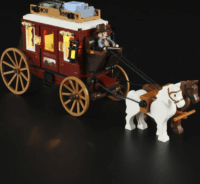 Lumibricks F9052 Western Postakocsi 293 Darabos Építőjáték